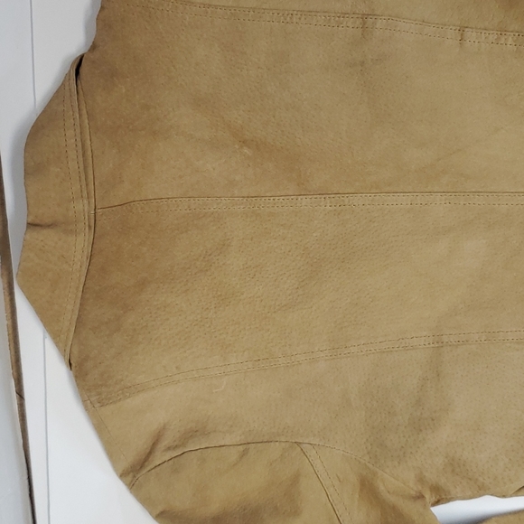 Vintage Genuine Suede Trench Length Coat, US S - Picture 4 of 12